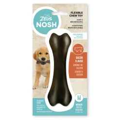Nosh Flexible Chew Bone Bacon Flavor Medium