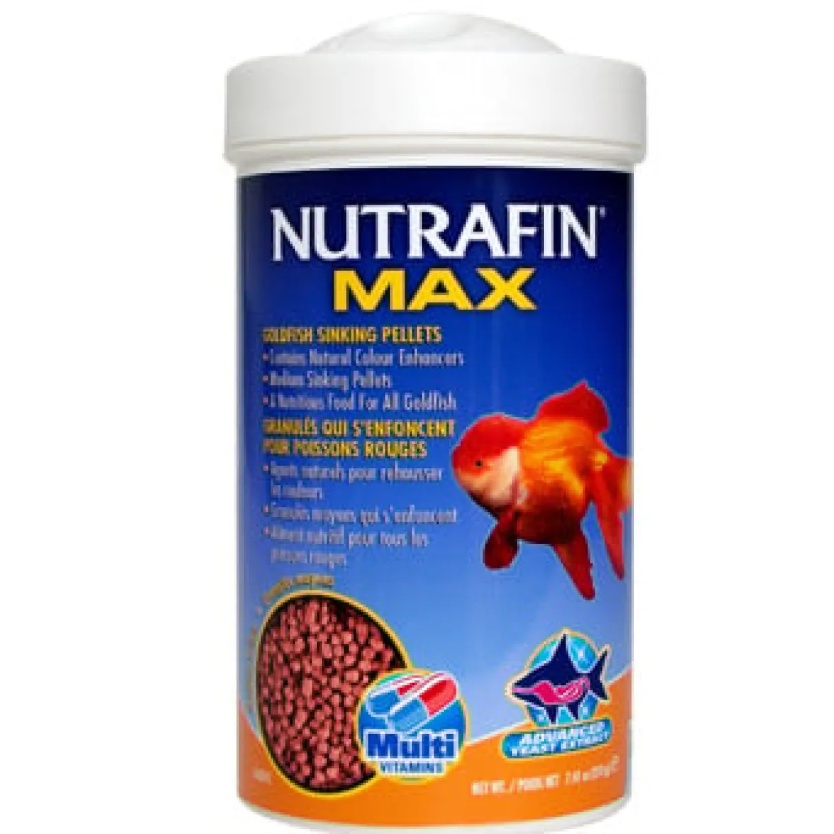 Nutrafin Max Goldfish Sinking Pellets (Medium Pellets) 210 g (7.41 oz)