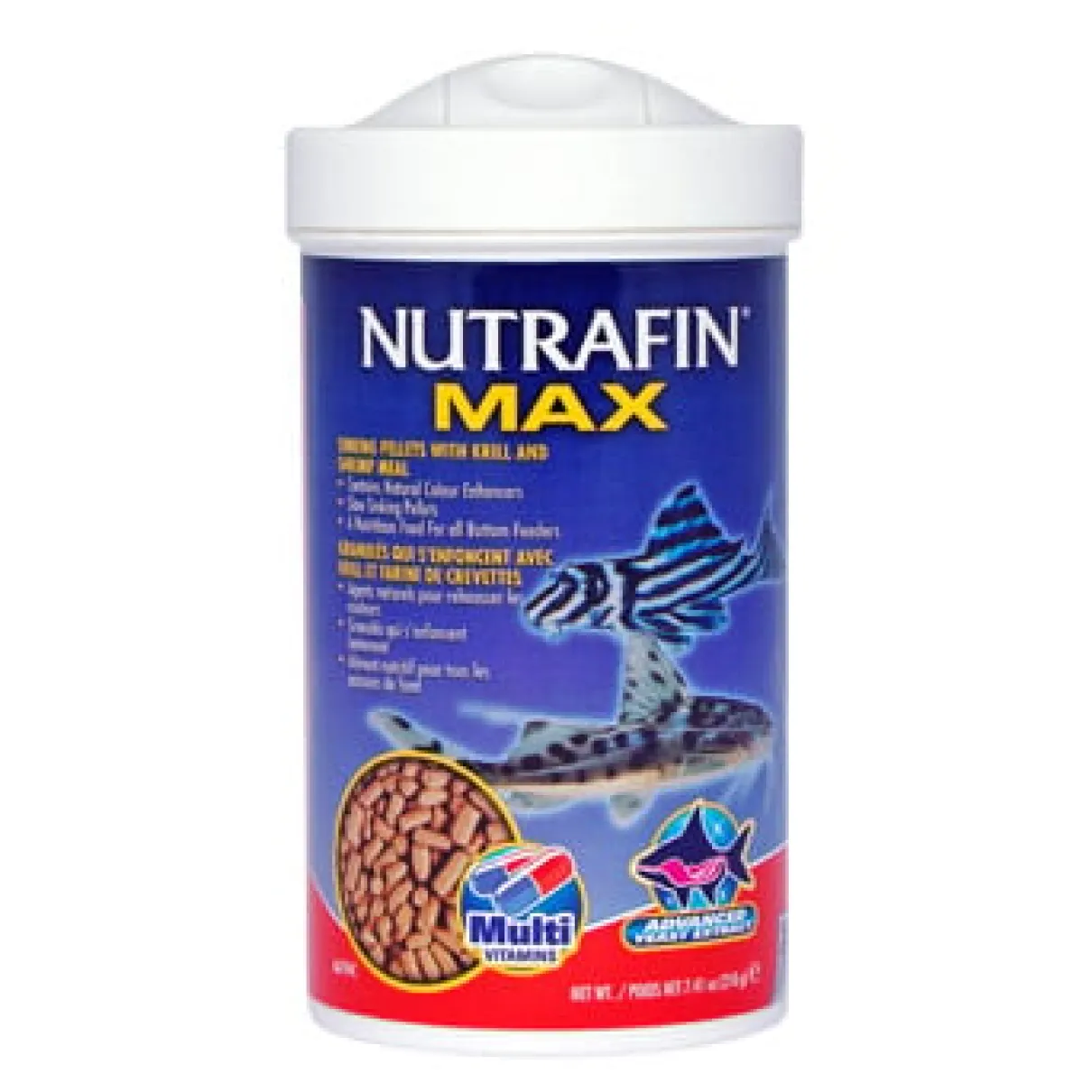 Nutrafin Max Sinking Pellets with Krill and Shrimp Meal 210g (7.41oz)