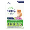 Praventa 360 Flea & Tick Treatment - Small Dogs up to 4.5kg - 6 Tubes