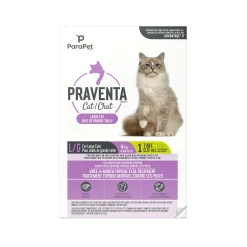 Praventa Flea Treatment - Large Cats 4 kg and over - 1 Tube