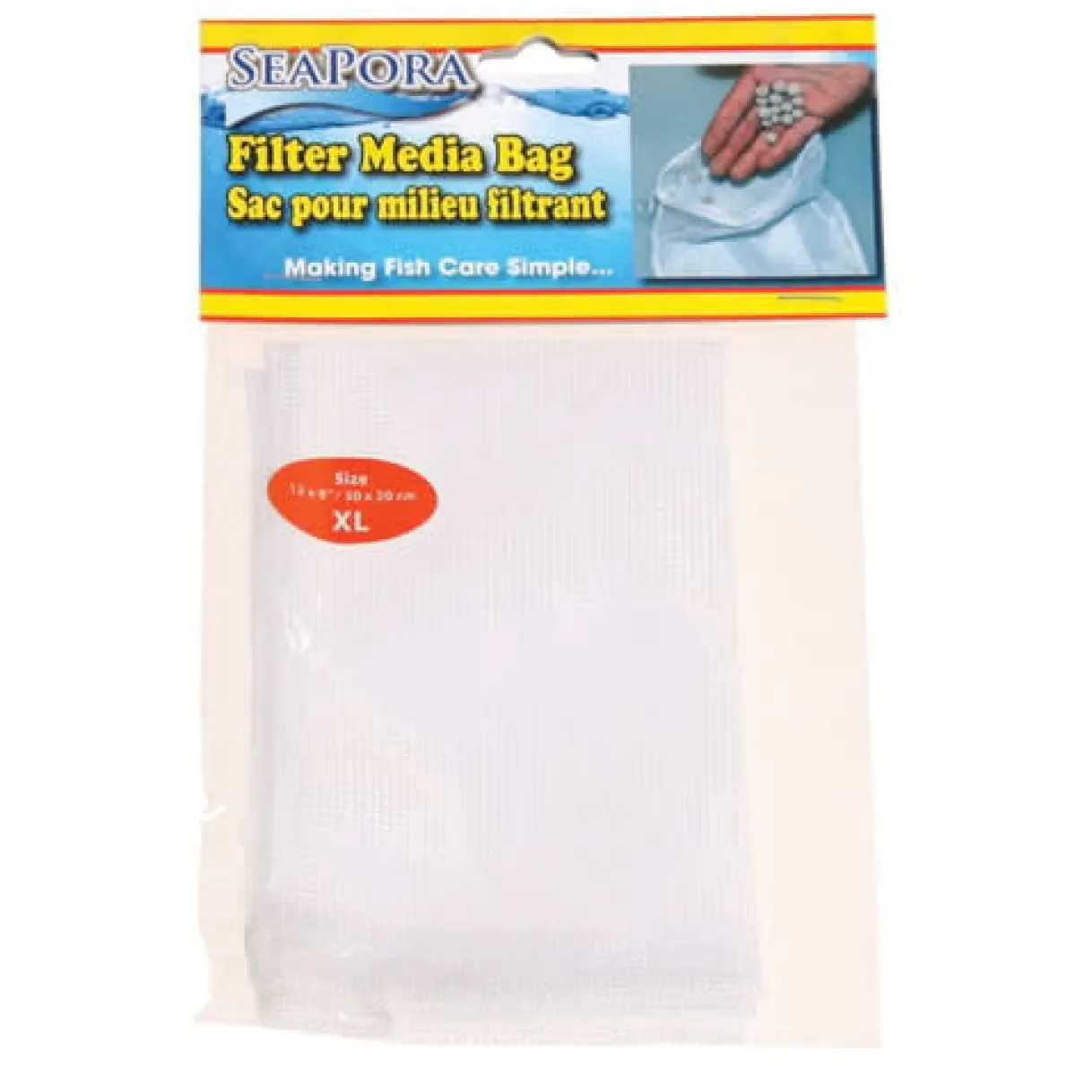 SeaPora Filter Media Bag - 12" x 8