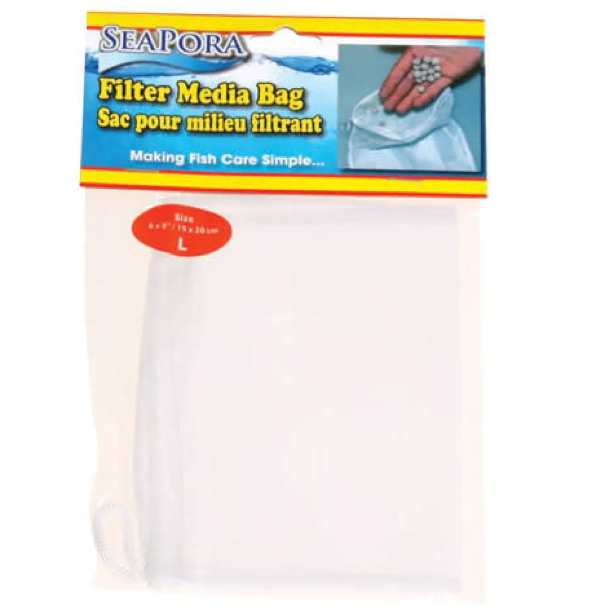 SeaPora Filter Media Bag - 8" x 6"