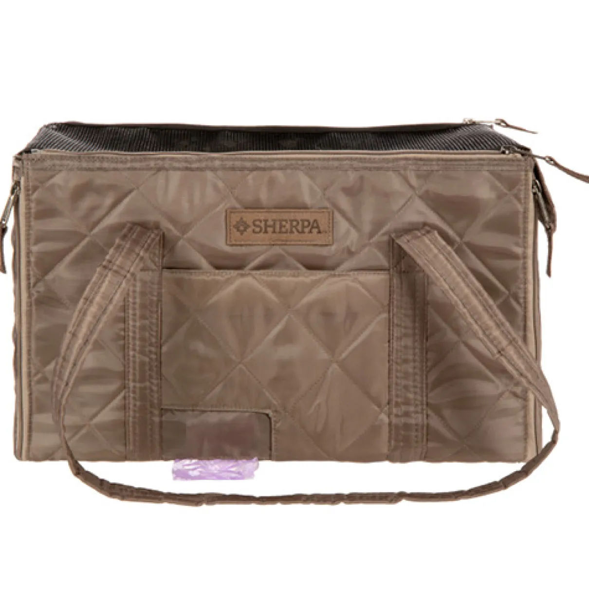 Sherpa® City Tote™ Machine-Washable Convertible Pet Carrier & Mat Driftwood Brown Medium