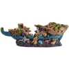 Split Shipwreck Aquarium Ornament