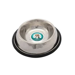 Stainless Steel Non Spill Dog Dish S 473ml