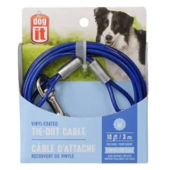 Tie-Out Cable Blue Medium 3m (10')