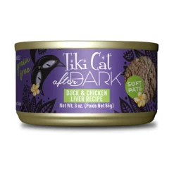 Tiki Cat After Dark Duck & Chicken Liver Pate Wet Cat Food 3oz