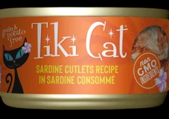 Tiki Cat Sardine Cutlets in Sardine Consomme Wet Cat Food 2.8oz