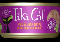 Tiki Cat Wild Salmon in Salmon Consomme Wet Cat Food 2.8oz
