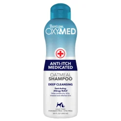 Tropiclean OxyMed Anti-Itch Medicated Oatmeal Shampoo 20oz