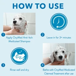 Tropiclean OxyMed Anti-Itch Medicated Oatmeal Shampoo 20oz