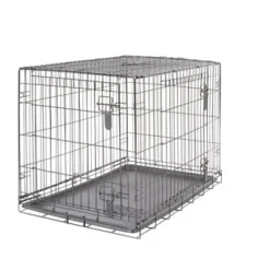 Two Door Wire Crate - Large - 91 x 56 x 62 cm (36 x 22 x 24.5 in)