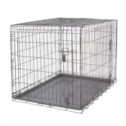 Two Door Wire Crate XX-Large 122.5x74.5x80.5cm (48x29.3x31.5")