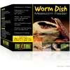 Worm Dish / Feeder - 95 x 45 x 127 mm (3 3/4" x 1 3/4" x 5" in)