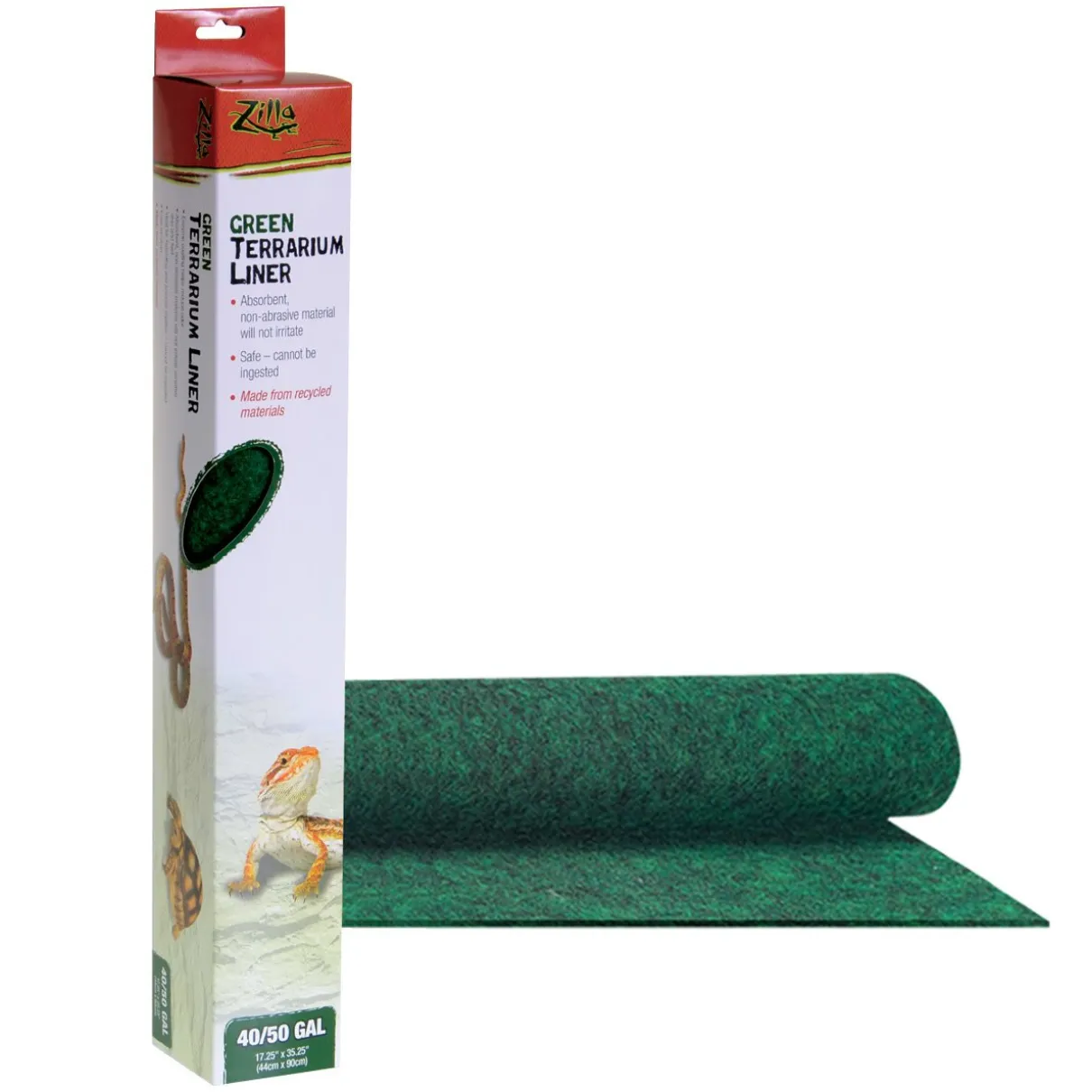 ZILLA Terrarium Liner - Green - 40/50 gal