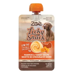 Zoe Licky Snack - Pumpkin & Turkey Recipe - 85g Pouch