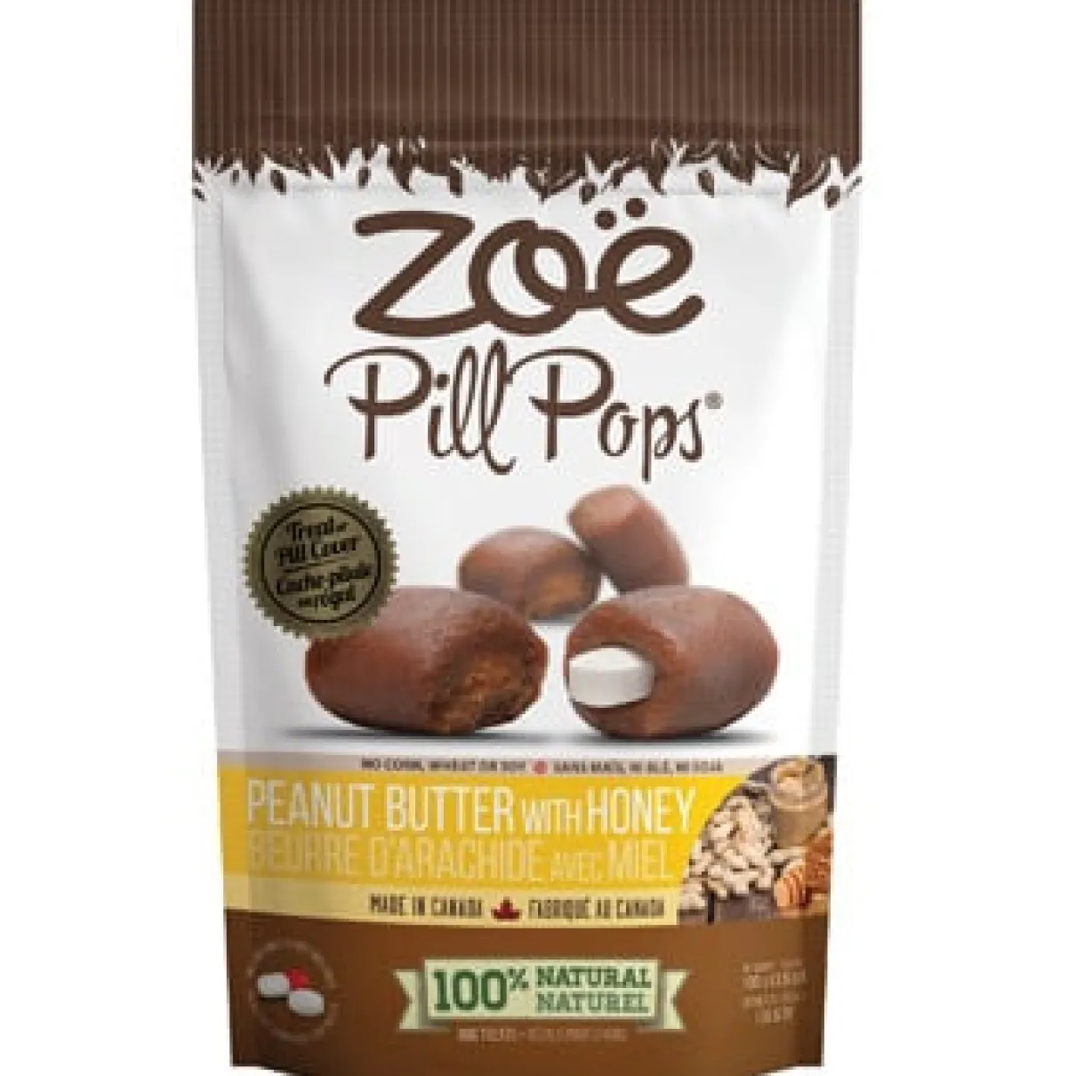 Zoe Pill Pops - Peanut Butter with Honey - 100 g (3.5 oz)
